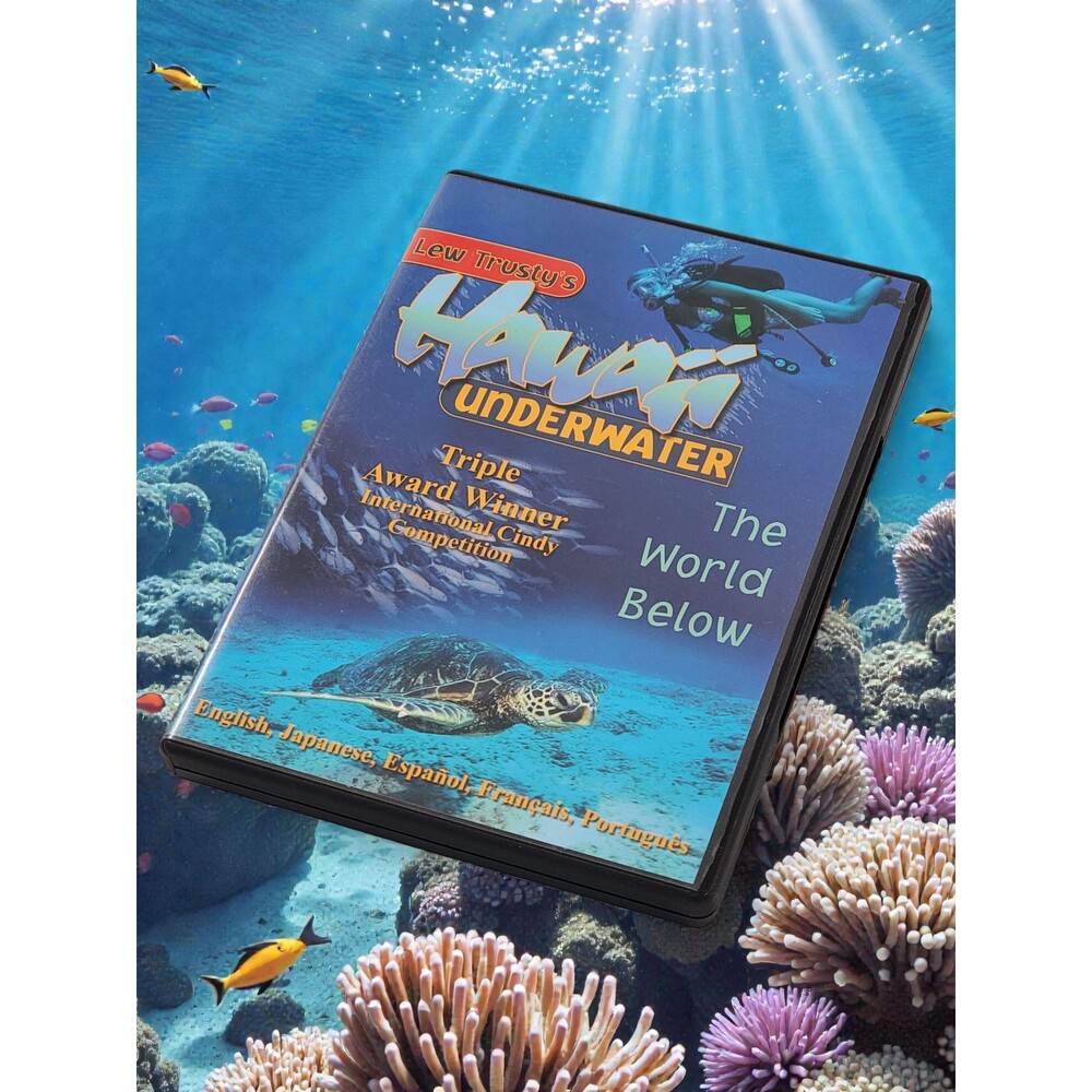 Hawaii Underwater DVD Lew Trusty Nature Scuba Diving Japanese English Multi